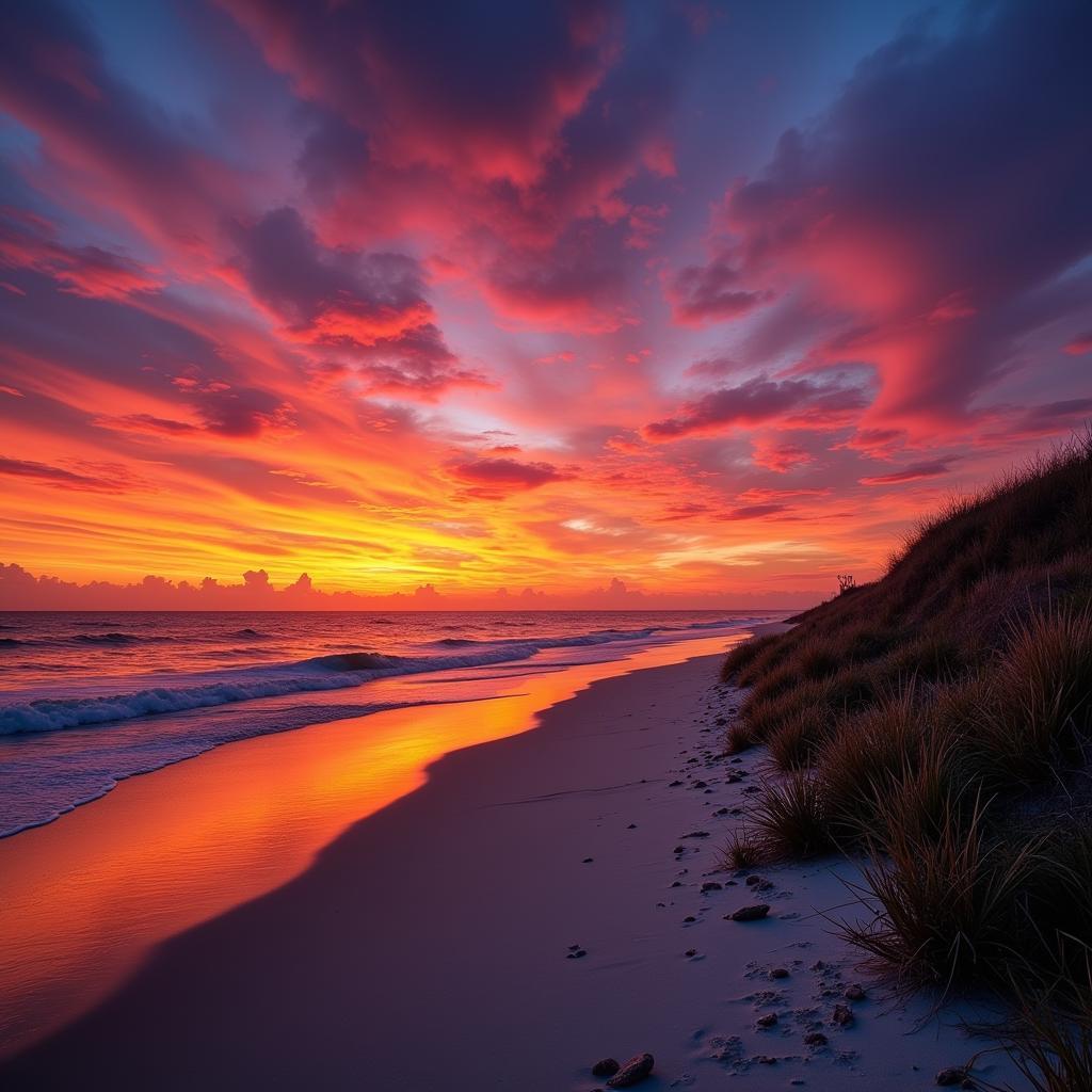 Palm Coast, Florida Beach Sunset