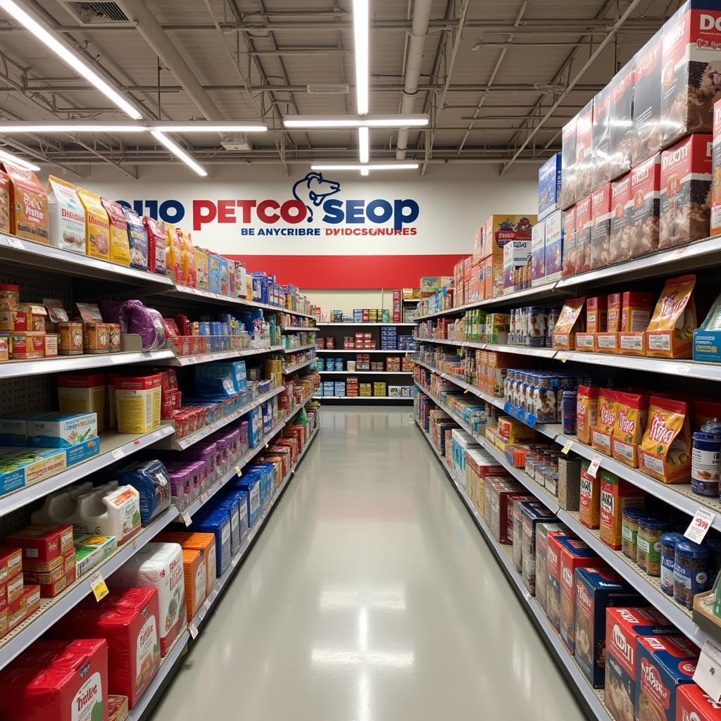 Organized Petco Aisles in Arlington Texas