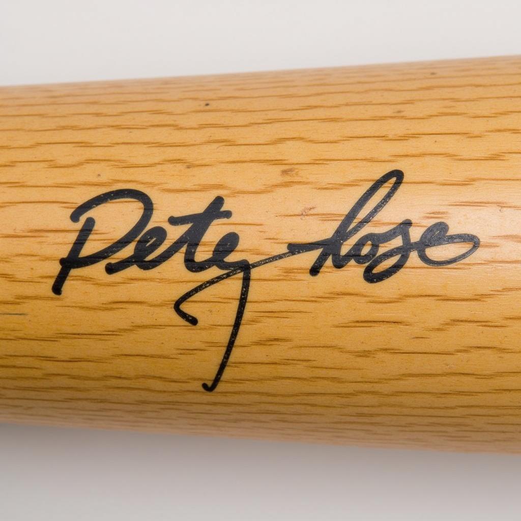 Pete Rose Autographed Louisville Slugger