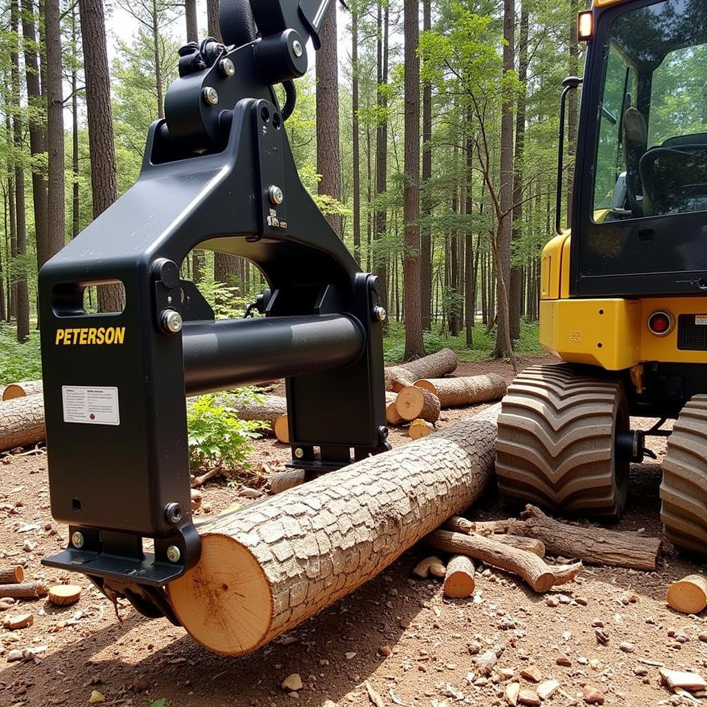 Peterson Log Grapple in Forestry Operation