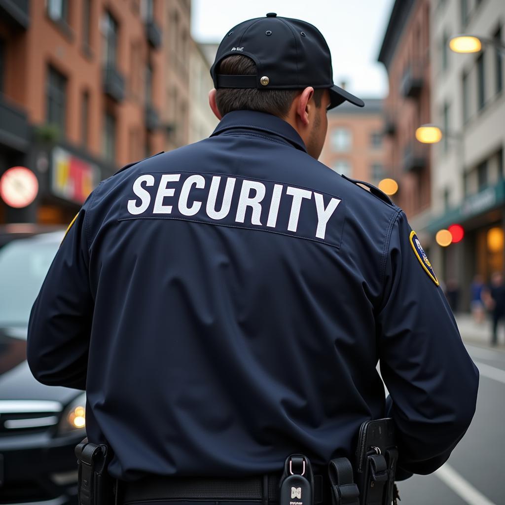 Security Guard Responding to an Incident in Philadelphia