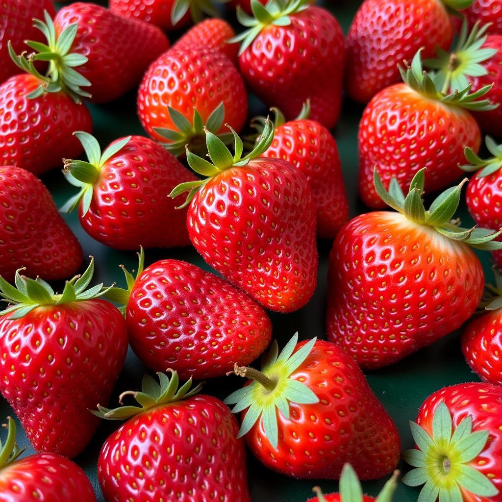 Strawberries sold in Philadelphia markets