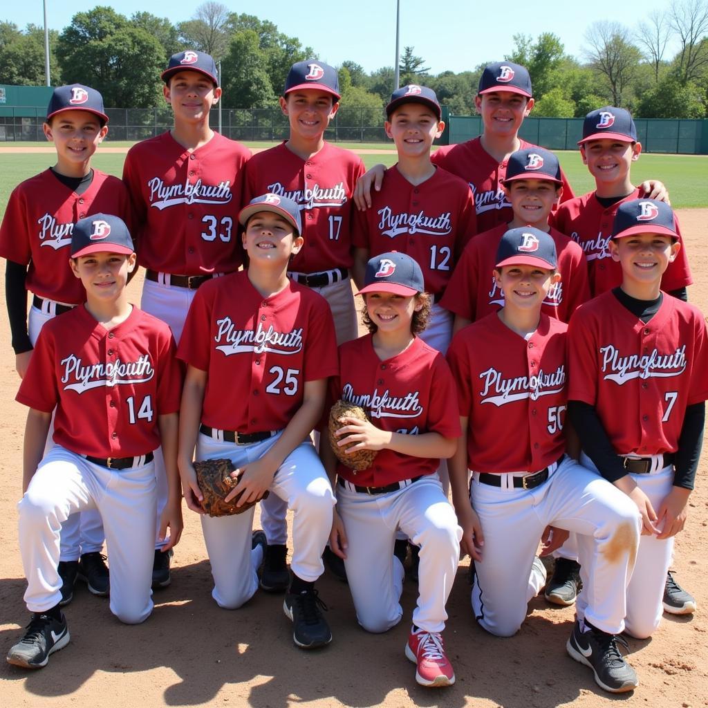 Plymouth Little League Team Photo