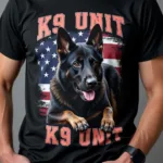 Police Dog T-Shirt Design Supporting K9 Units