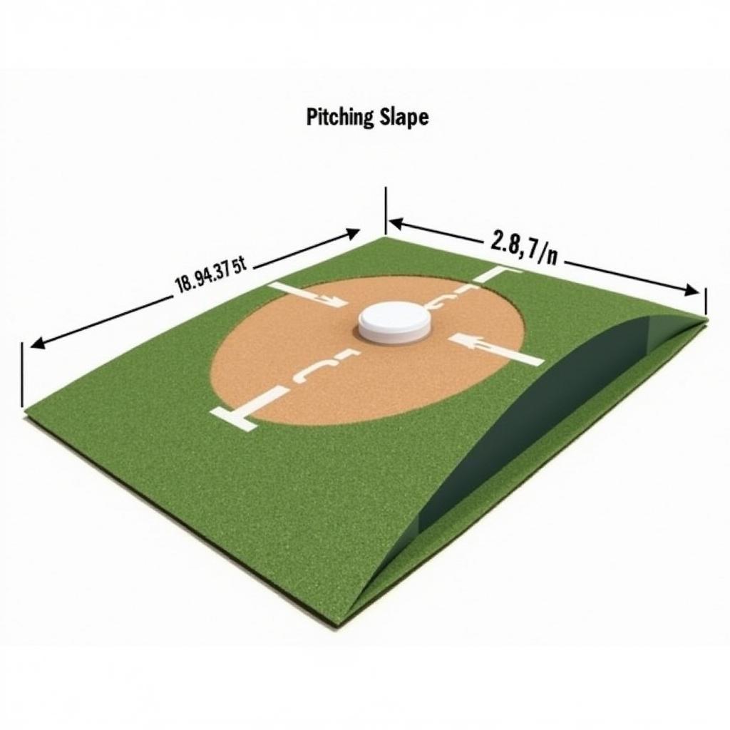 Youth Baseball Portable Pitching Mound Dimensions