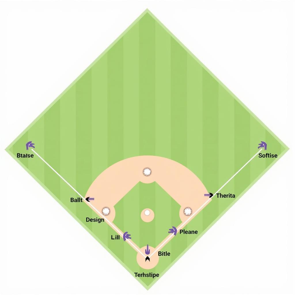 Printable Softball Field Positions Template