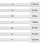 PVC Strapping Width and Thickness Comparison