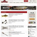 Red's Fly Shop Website Deals Section