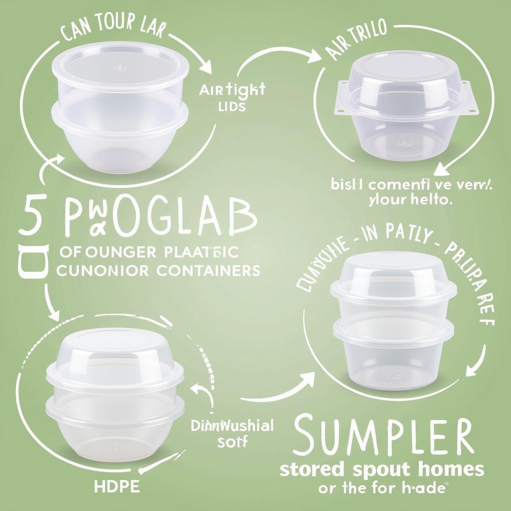 Reusable 5-Ounce Containers for Sustainable Storage