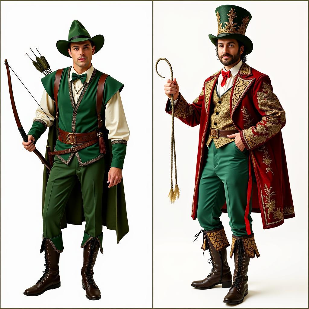 Robin Hood and Ringmaster Costumes