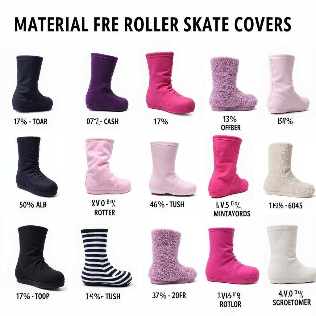 Roller Skate Covers in Different Materials