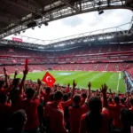 Besiktas Fans Performing Rotator Saw Chant