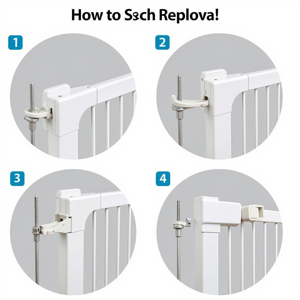 Installing a Replacement Latch on a Safety 1st Gate