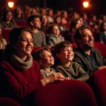 A Family Enjoying a Christmas Play in San Diego