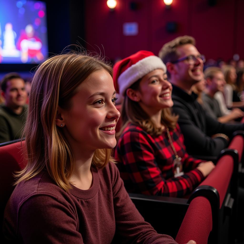 Family Enjoying San Diego Christmas Show