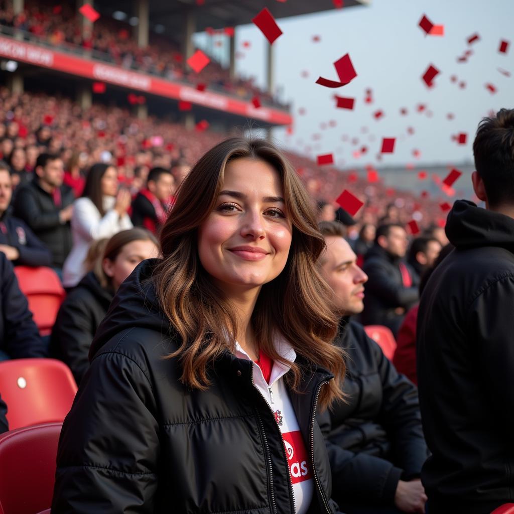 Savannah Bond at Vodafone Park