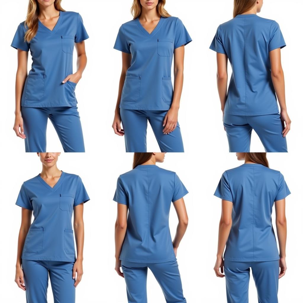 Scrub Tops Fit and Style