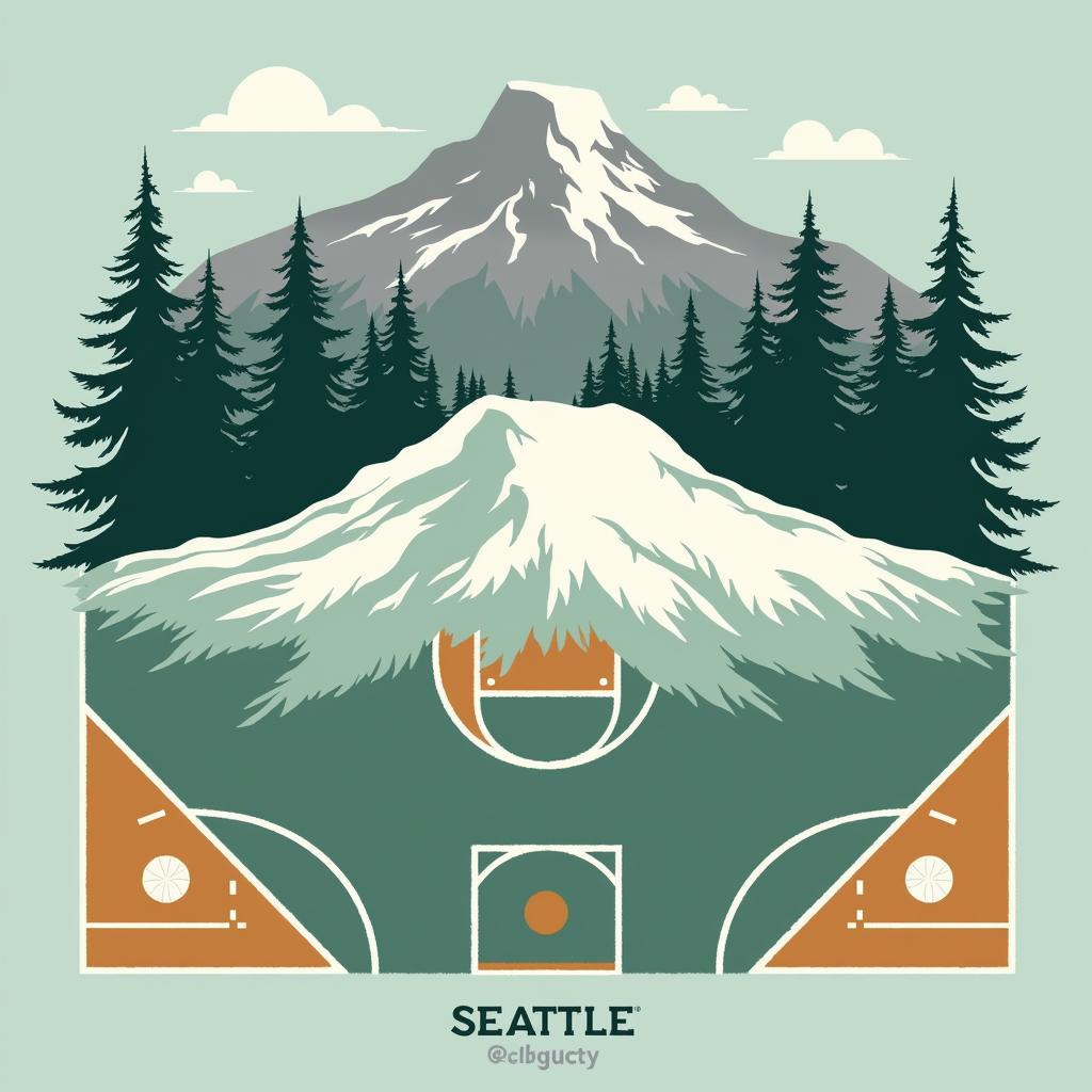 Seattle Basketball Court Design Concept