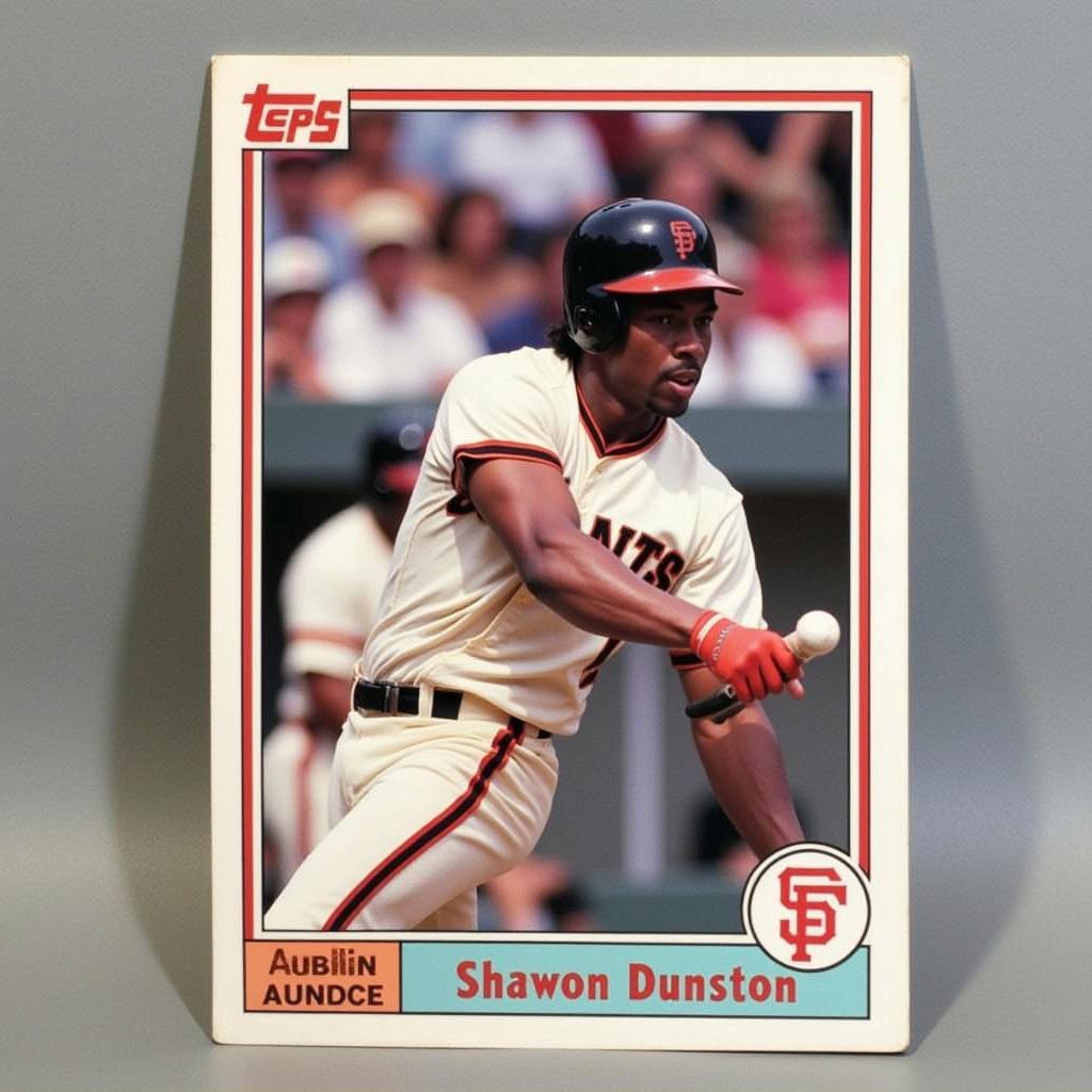 Shawon Dunston Baseball Card from the 1990s