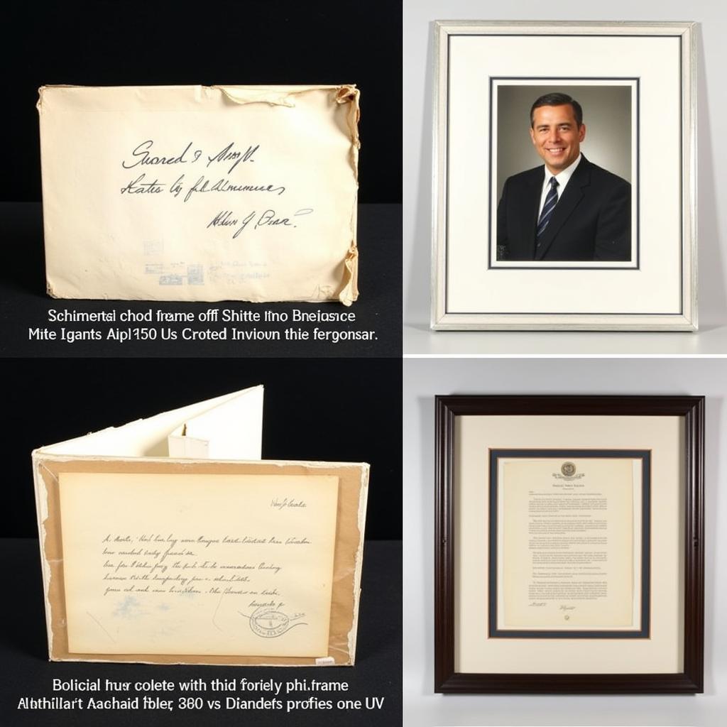 Preservation of a Signed Photograph