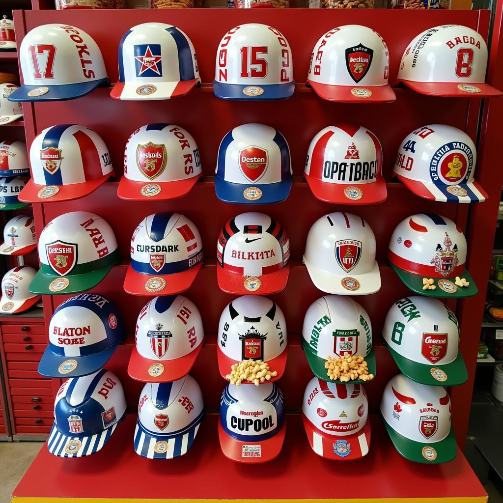 Variety of Snack Helmets, Besiktas Themed