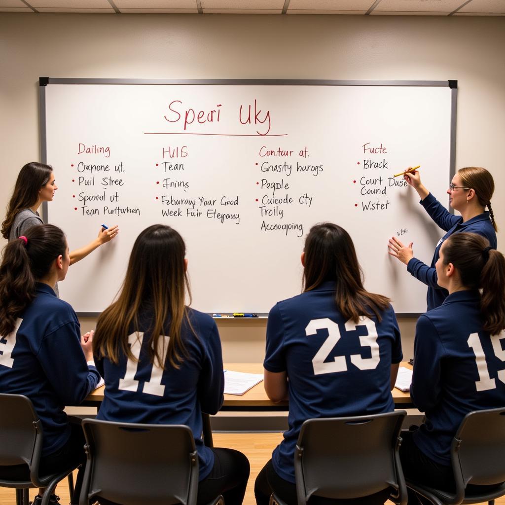 Softball Team Meeting