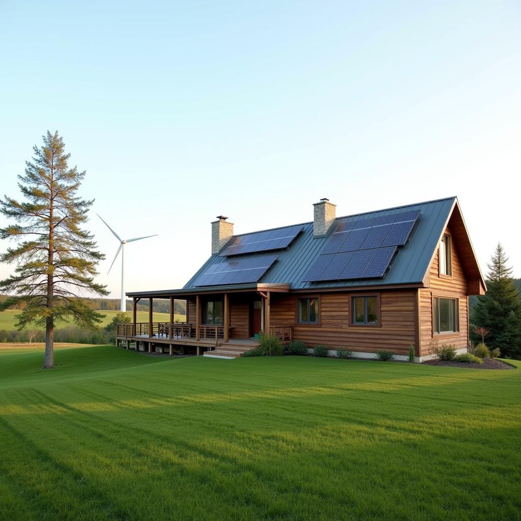 Solar Powered Off-Grid Home in Virginia