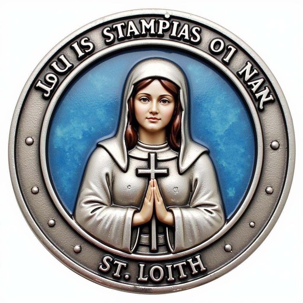 St. Joan of Arc Medal - Prayerful Pose