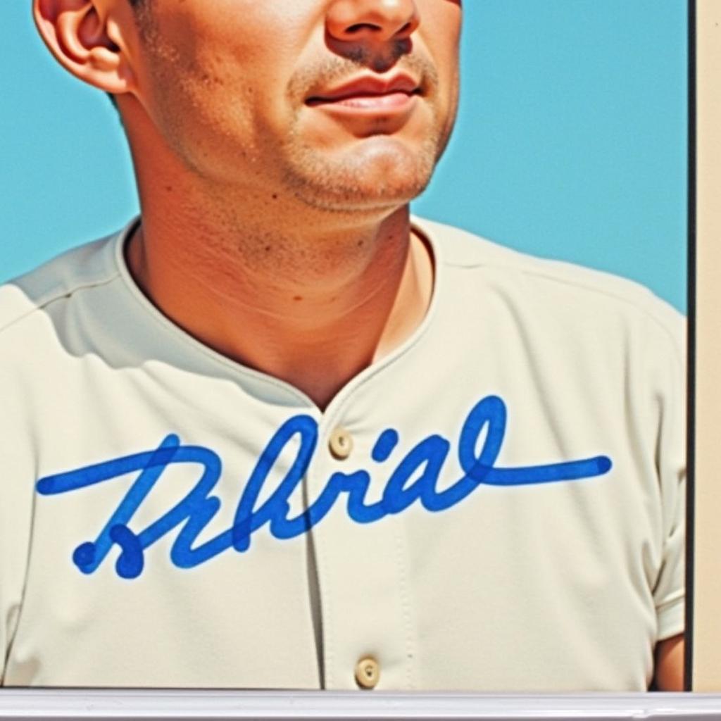 Stan Musial Signed Baseball Card