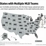 Comparing States with Multiple MLB Teams