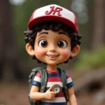 Dustin Stranger Things Bobblehead with Dart