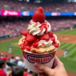 Strawberry Phillies Dessert at Citizens Bank Park