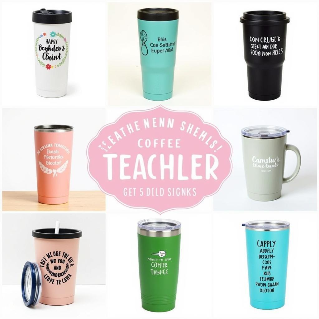 Different Teacher Coffee Tumbler Designs