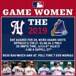 MLB Team Social Media Updates for Game Schedules