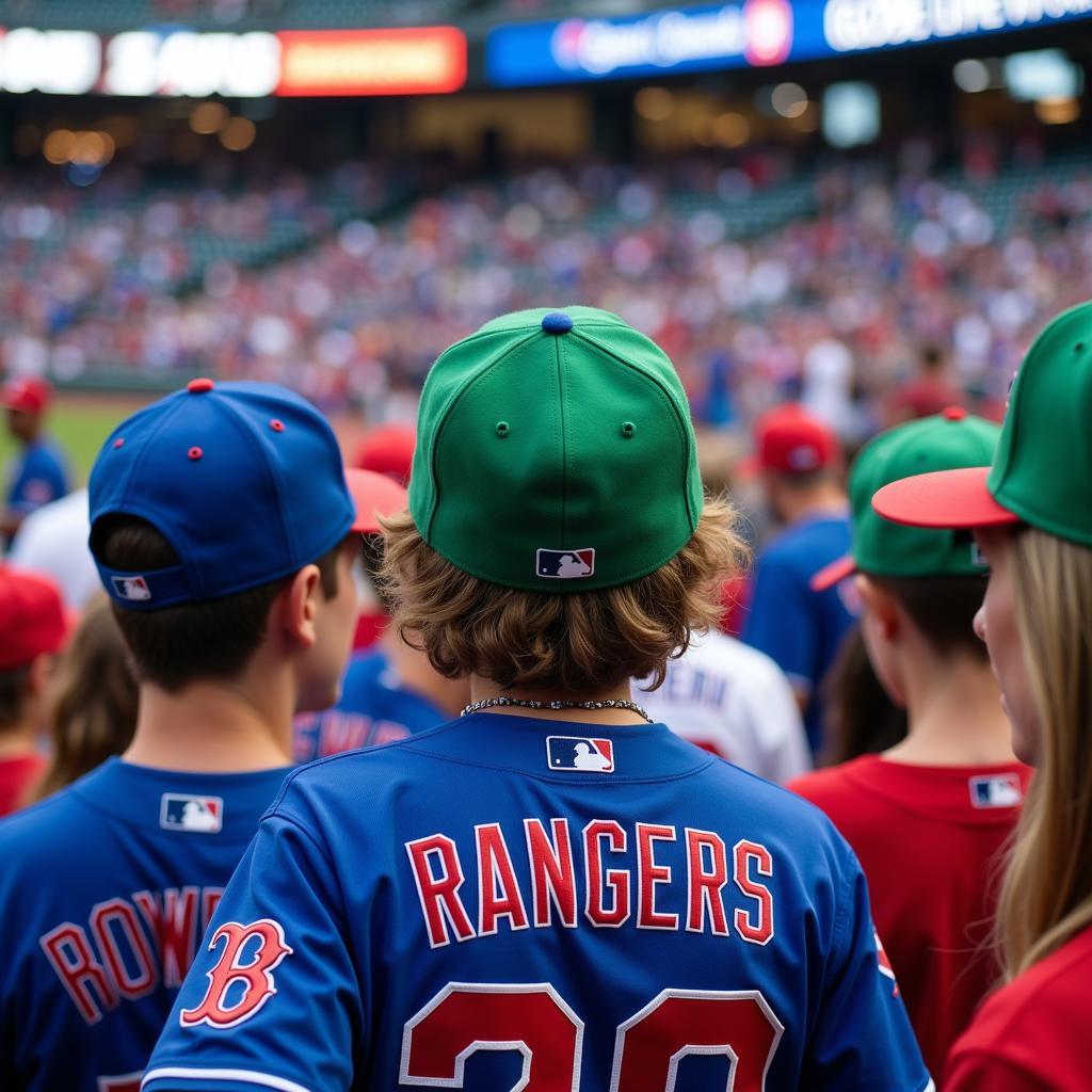 Texas Rangers Fans at Globe Life Field