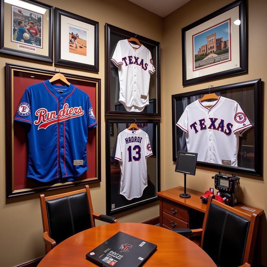 Displaying Texas Rangers Signed Jerseys