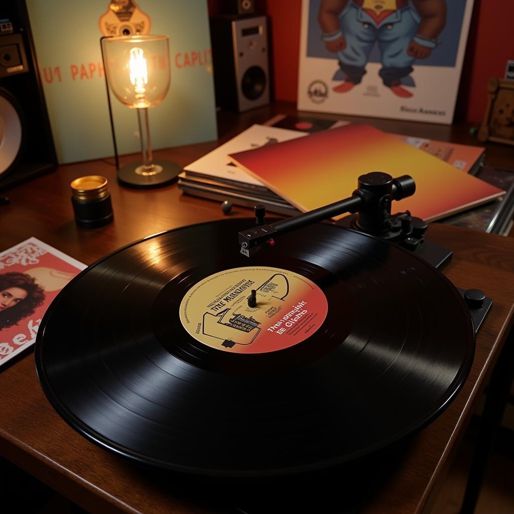 They Might Be Giants Vinyl Listening Setup