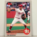 Tom Browning 1989 Topps Baseball Card - Commemorating the Perfect Game