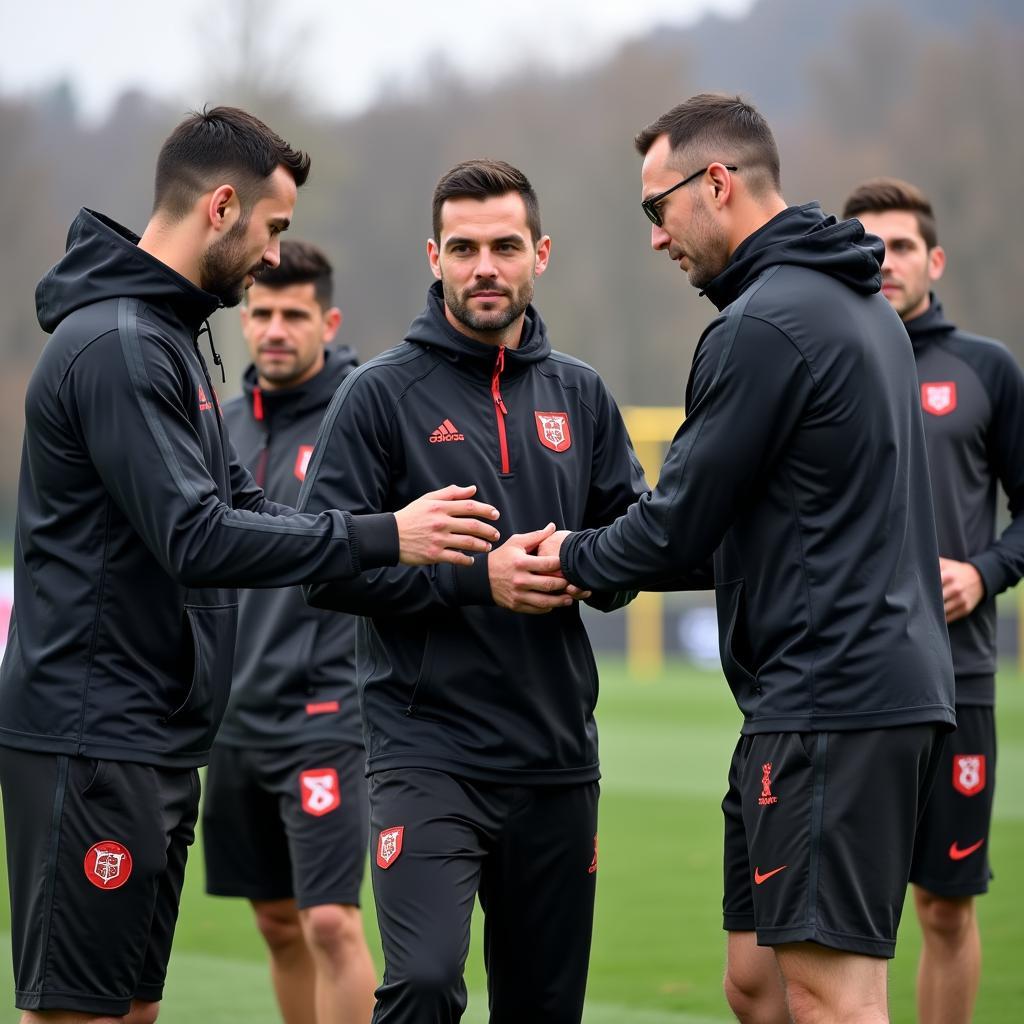 Tom Dozier Training with Besiktas