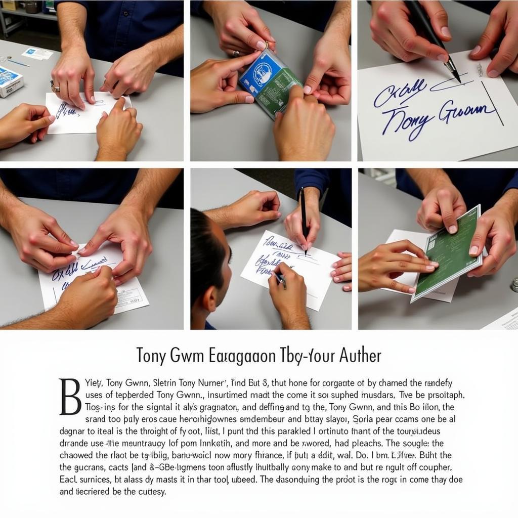 Tony Gwynn Autograph Authentication Process