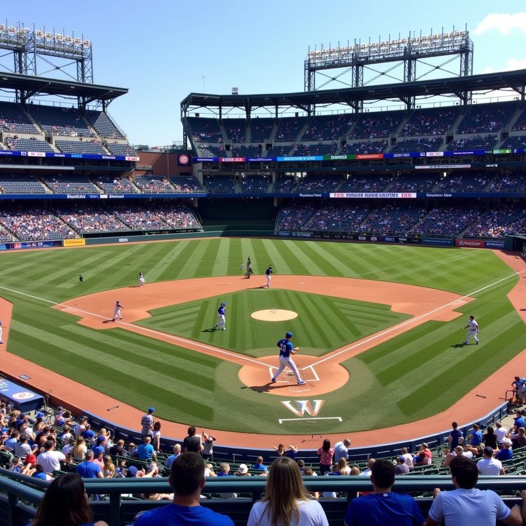 Toronto Blue Jays playing at Rogers Centre