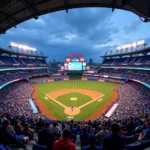 Toronto Blue Jays playing at Rogers Centre