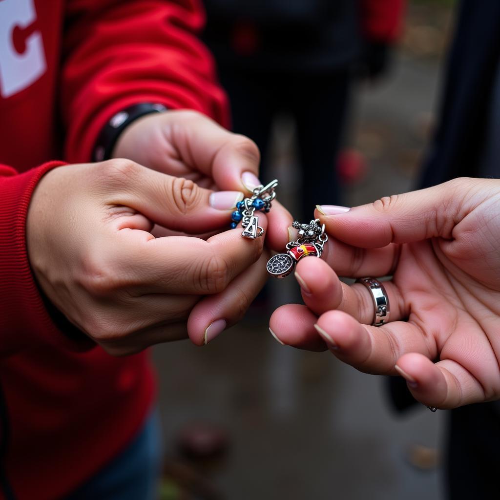 Trading Hockey Bracelet Charms