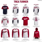 Different Trea Turner Shirt Styles