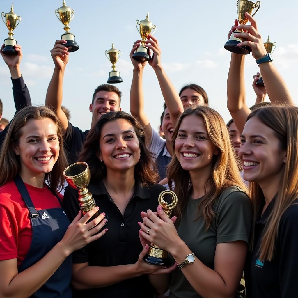 Celebrating Achievement with a Trophy in Shreveport