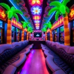 Tropical Party Bus Decorations for Adults