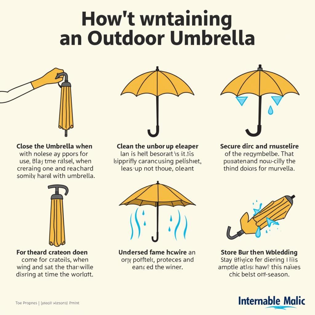 Maintaining Your Outdoor Umbrella