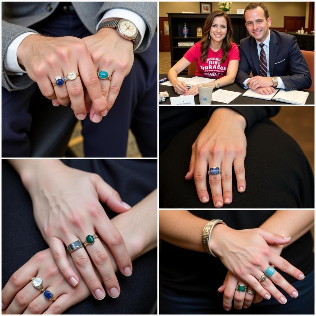 University of Cincinnati Alumni Wearing Class Rings