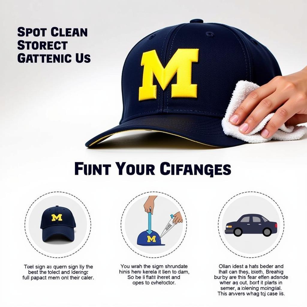 Caring for your University of Michigan Fitted Hat