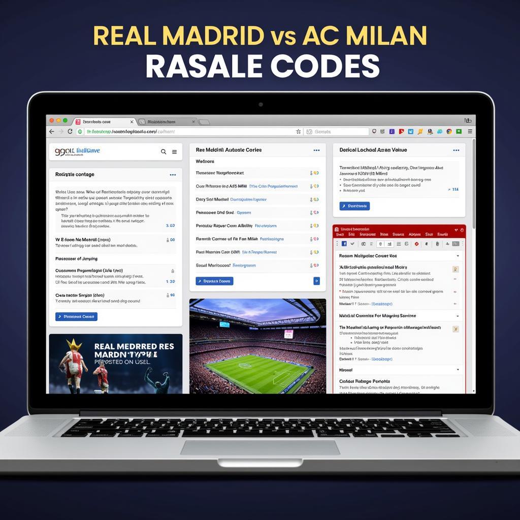 Using Presale Codes for Real Madrid vs AC Milan Tickets